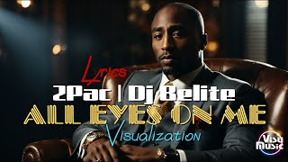 2Pac – All Eyez on Me DJ Belite Remix Visualization  Lyrics [upl. by Gnilhsa]