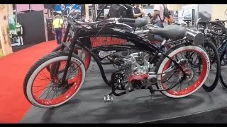 gas powered motorized bikes by Moonbikes amp Micargi cycles [upl. by Prima635]