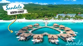 OverTheWater Butler Honeymoon Bungalow OWB  Sandals South Coast Jamaica  Full Tour amp Review 4K [upl. by Urbanus]