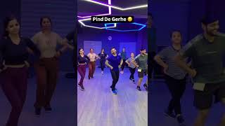 Pind De Gerhe  Rupinder Handa  Bhangra fitness classes  india panchkula [upl. by Terrab]