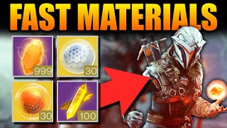 Solo Masterwork Materials Farm  Fast Upgrades in Destiny 2 [upl. by Aoket]