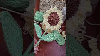 girasol crochet 🤩🫠🫠 crochet [upl. by Atterrol]