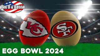 Microwaving Eggs To Decide The Super Bowl  Egg Bowl 2024 [upl. by Teodoro]