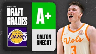 Dalton Knecht Selected No 17 Overall By Los Angeles Lakers I 2024 NBA Draft Grades I CBS Sports [upl. by Irv15]