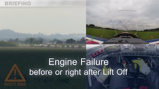 Engine Failure  before or right after Lift Off [upl. by Winny]