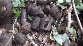 WW1 Relikte Teil 54  Funde von Gas und Handgranaten an der Westfront metal detecting sondeln [upl. by Elmore]