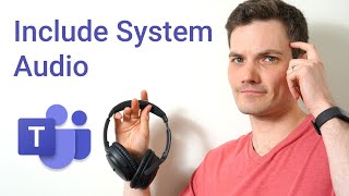 How to include System Audio when Screen Sharing in Microsoft Teams [upl. by Yv167]