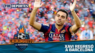 Xavi regresó a Barcelona con mucho equipaje El Chiringuito [upl. by Nairrod]