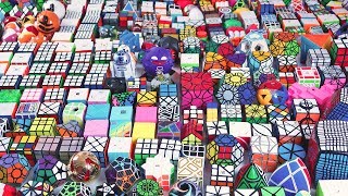 TODA mi colección de CUBOS de RUBIK 500  Diciembre 2017 [upl. by Summers]