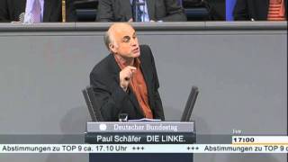 Paul Schäfer DIE LINKE Dem Söldnerwesen darf keine Tür geöffnet werden [upl. by Aleras767]