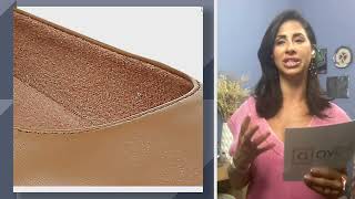 Vionic Leather Mary Jane Flats  Alameda on QVC [upl. by Aldous775]