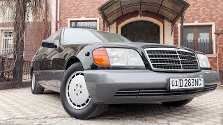 RAREST MANUEL W140 MERCEDES S CLASS MERCEDES 300SE Full review  Test drive w140 [upl. by Htebirol500]