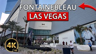 Fontainebleau Las Vegas  4K Walking Tour  August 2024 🔷 [upl. by Ydnyc692]