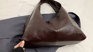 Large Hobo Bags Soft Leather Women Snap Handbags Casual Solid Shoulder Bags [upl. by Nnahsal]