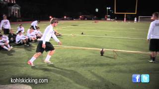 Field Goal Competition  National Underclassman Challenge  Kohls Kicking Camps [upl. by Rintoul]