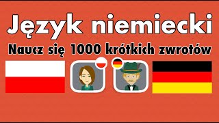 Język niemiecki  Naucz się 1000 krótkich zwrotów [upl. by Shaia405]