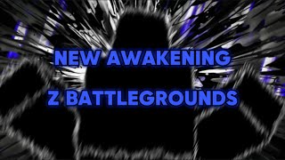 NEW Super Saiyan Blue Awakening Showcase  Z Battlegrounds [upl. by Jillie]