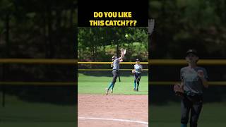 🥎🔥Do you like this Grab 2nd Baseman highlight softball [upl. by Henghold842]