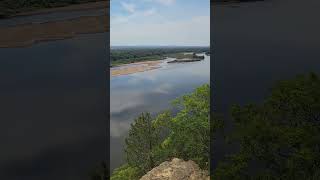 Great view of the sandbars Majestic river flow [upl. by Ynaffat]