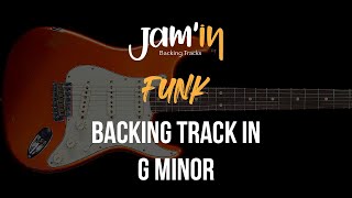 Funk Guitar Backing Track in G Minor [upl. by Ziguard]