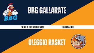 BBG GallarateOleggio Basket Serie B Interregionale giornata 8 [upl. by Coopersmith]