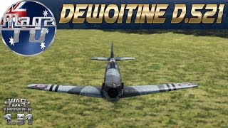 War Thunder  Rare Premium Dewoitine D521  Realistic Battle [upl. by Rice]