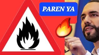 🔥⚠️Nayib Bukele envia FUERTES AMENAZAS [upl. by Urquhart]