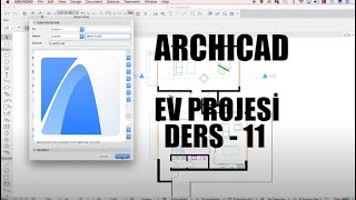 ARCHICAD Ev Projesi  Ders 11 Model Görüntüleme Ayarları [upl. by Ahen]