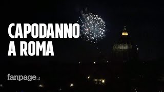 Capodanno i fuochi dartificio illuminano la Capitale [upl. by Eelahc201]