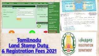 Land Guideline and Property ValueStamp Duty amp Registration online Tamil [upl. by Sarilda]