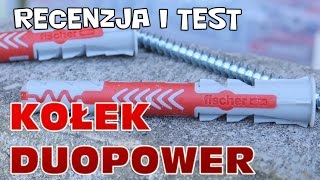 Uniwersalny kołek do betonu pustaka płyty gipsowej  DUOPOWER fischer [upl. by Sukramed]