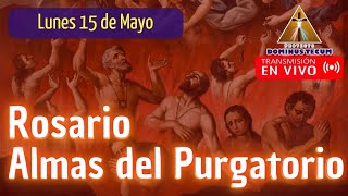 SANTO ROSARIO POR LAS BENDITAS ALMAS DEL PURGATORIO 15 DE MAYO DE 2023 [upl. by Garrik75]