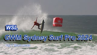 WSL GWM Sydney Surf Pro 2024  Mens Heats [upl. by Mann]