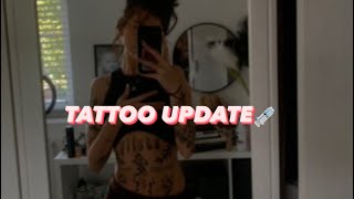 Tattoo update  numbing cream review💉 [upl. by Argyres]