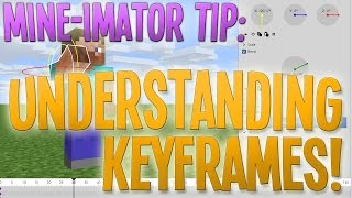 HOW TO ANIMATE WITH KEYFRAMES  Mineimator Tip [upl. by Cohette]