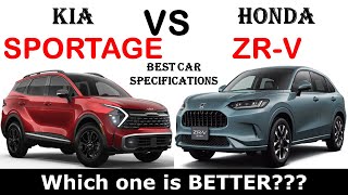 ALL NEW Kia SPORTAGE Vs ALL NEW Honda ZRV  Which one is better [upl. by Lela871]