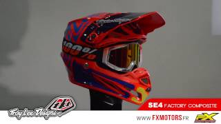 Casque Motocross Troy Lee Designs SE4 Composite Factory [upl. by Nylyram788]