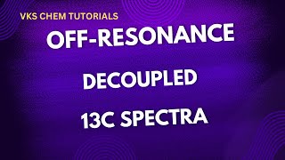 OFF RESONANCE DECOUPLED 13C SPECTRA [upl. by Deadman]