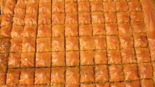 طريقة عمل البقلاوة بالجوز How to make baklava [upl. by Beker]