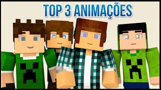 2021 MELHORES ANIMAÇÕES DE MINECRAFT AUTHENTICGAMES [upl. by Esidnac]