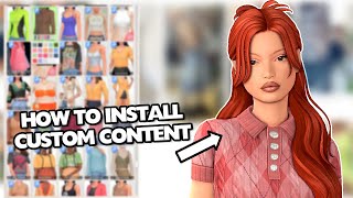 How To Download amp Install Custom Content  The Sims 4 [upl. by Pardoes]