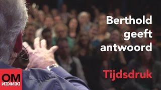 Berthold Gunster geeft antwoord tijdsdruk [upl. by Ellenahs840]