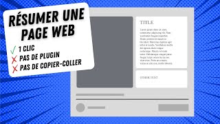 Résumer Une Page Web En Un Clic avec Copilot [upl. by Ymereg]