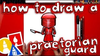 How To Draw A Praetorian Guard From Star Wars [upl. by Halpern390]