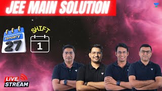 JEE Main Live Solution  January 27 Shift 1  JEE MAIN 2024  RY Sir  PJ Sir  OM Sir  GKG Sir [upl. by Nath]