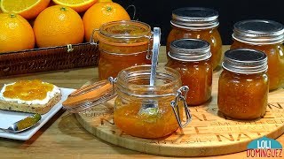 MERMELADA DE NARANJA CASERA Receta muy fácil y natural Loli Domínguez  Recetas [upl. by Eynaffit]