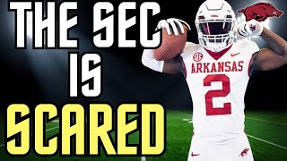 Braylen Russell Arkansas SECRET Weapon  4⭐️ Arkansas Razorback Running Back Recruit  Highlights [upl. by Raskin]