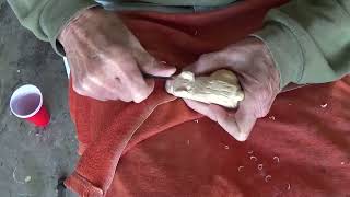 Whittling The Bear Shelf Sitter Part 5 Conclusion [upl. by Nahshon]