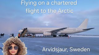 Flying on a Chartered Flight to the Arctic [upl. by Ybbil]