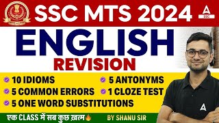 SSC MTS 2024  SSC MTS English Classes by Shanu Rawat  SSC MTS English Revision [upl. by Enigroeg]